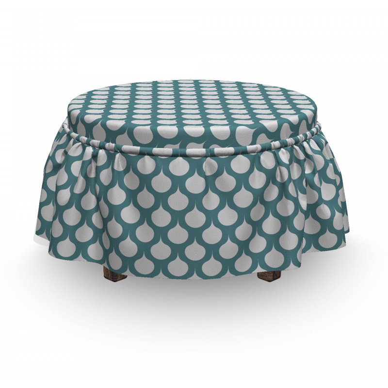 Housse pour repose-pieds tile tiles