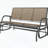 3-Person Outdoor Patio Glider Bench with Breathable Mesh-1136859078