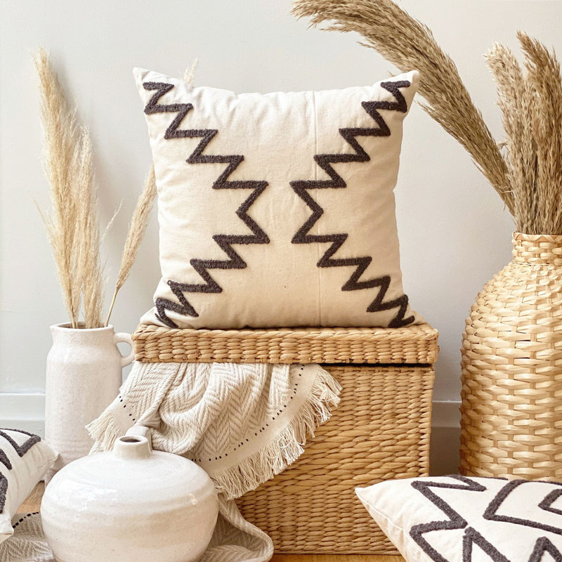 Housse et insert de coussin intérieur / extérieur en polyester / coton Dmitrijs