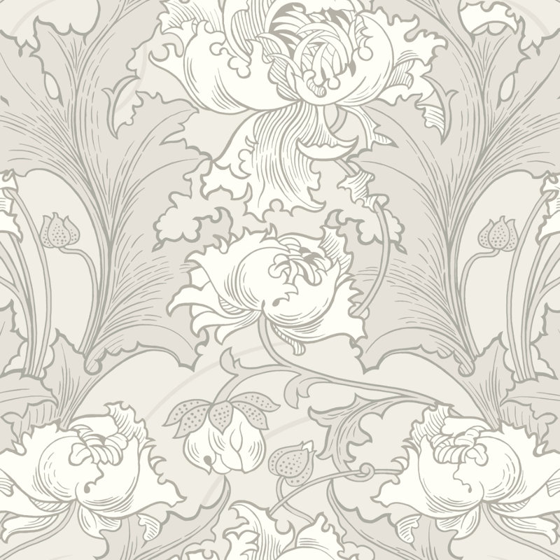 Boråstapeter Siri Wallpaper, Gray