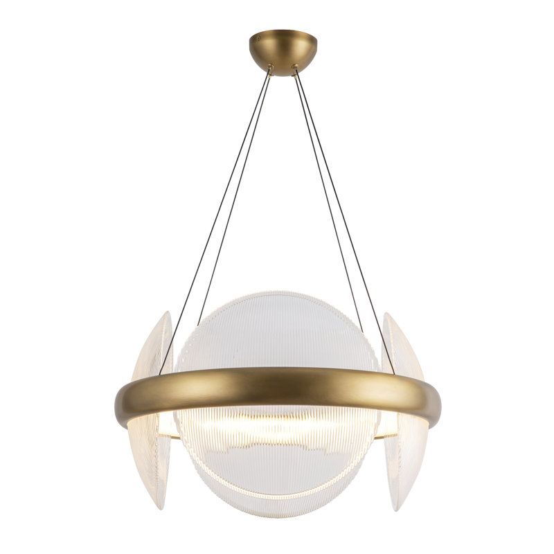 Taurus 22-In Chandelier, Gold