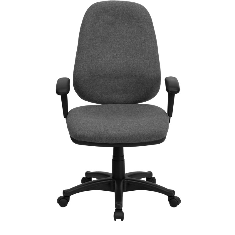 Fauteuil de direction Wingler, Gris, Accoudoirs réglables en hauteur