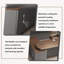 Bureau de direction 70,87 "moderne et minimaliste en forme de L-130156376