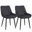 46cm H Upholstered Metal Parsons Chair-112263675-108023532