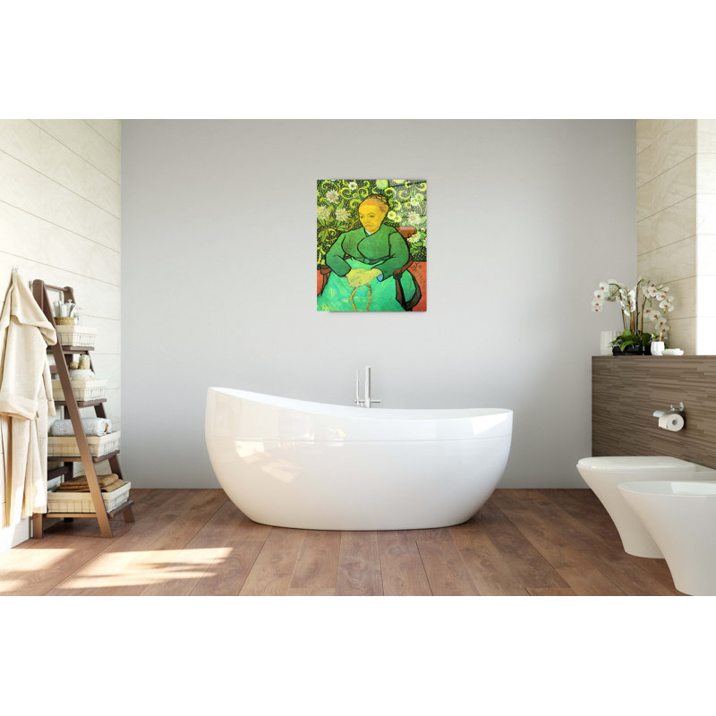 La Berceuse (Augustine Roulin) By Van Gogh Vincent 80cm H X 60cm W CrystalArt Material Acrylic Glass Effect, Frameless Panel Lightweight Ready to Hang