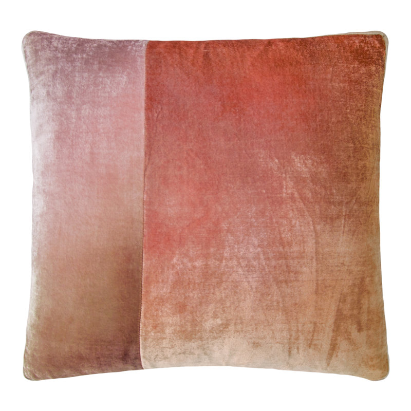 Square Pillow Cover & Insert, Blush, Square 22"