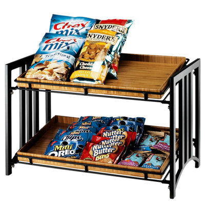 Cal-Mil 1722 Mission Two Tier Merchandiser - 23" X 13" X 15" WS-2111722