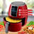 4 Quart Electric Air Fryer 1400w, Digital Temperature Control, Oil-free Cooking-121887260