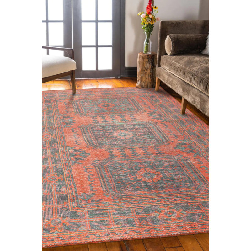 Tapis rouge Ottilie, Rectangle 5 pi x 7 pi 7 po