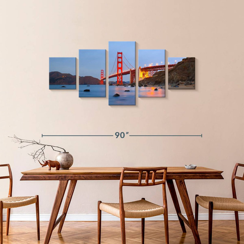 Gate Bright Lights, 36" H x 80" W