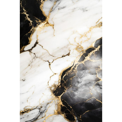 5' x 8' Washable Faux Wool Marble Area Rug, Modern Abstract Non-Slip Accent Rug for Living Room, Bedroom, Office & Kitchen