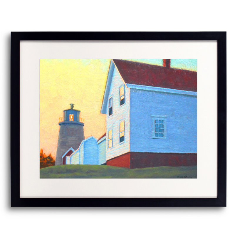 Sunrise On Monhegan Print by Diana Johnson