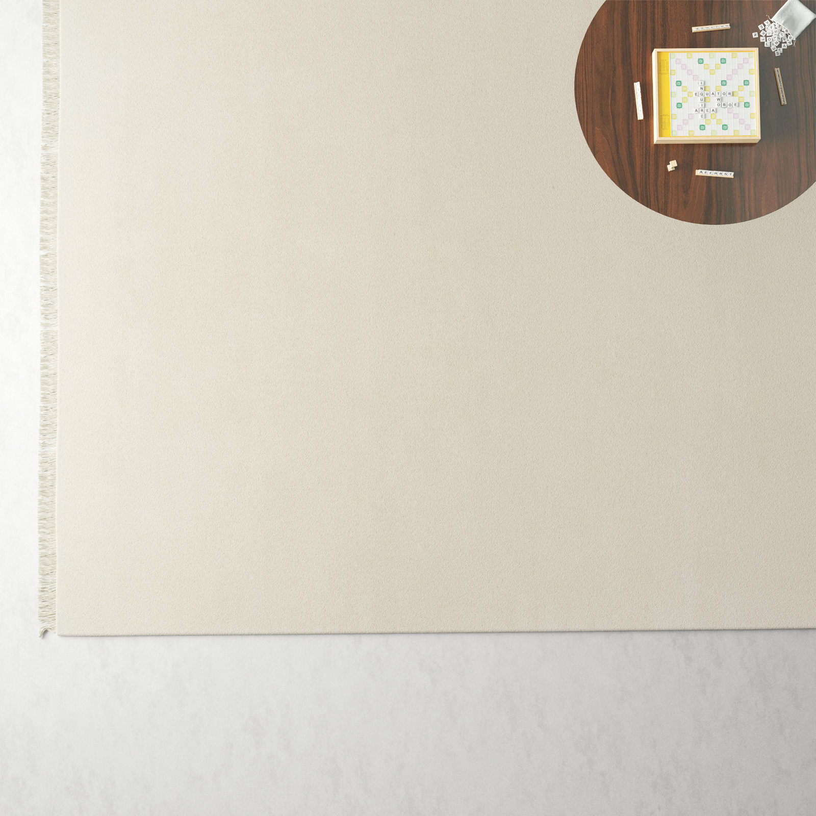 Clio Hand-Loomed Gray Wool Rug, Rectangle 9' x 12'