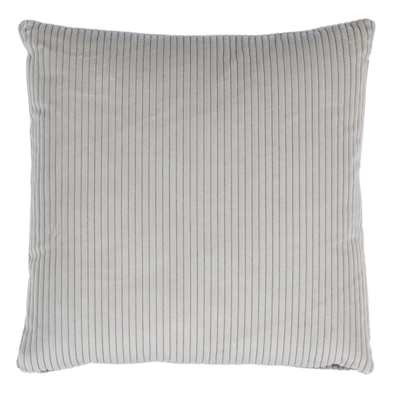 Wyatt Corduroy Throw Pillow, 22" x 22", Navy
