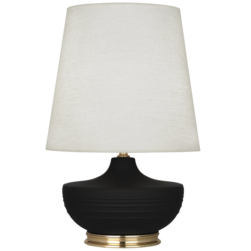 Nolan Table Lamp, Modern Brass/Matte Dark