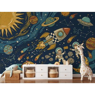 Papier peint obscure astronaute