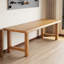 Bureau rectangulaire en bois massif Burlywood-130831228