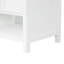 Meuble-lavabo blanc 36 po avec deux portes et tiroirs