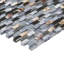 Paragon Mini Brick Marble & Glass Mosaic Tile-1967924354