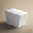 Modern Bathroom Square Smart Toilet With Attached Tank - Remote-Controlled, Auto-Flush, Heated Seat, Led Monitor, User Tailored Choices, White Hue Built-In For Bath Remote Command, Auto Flush-125061692