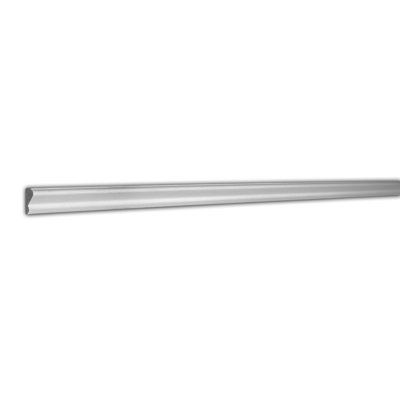 7/16 in x 1-1/8 in x 96 in Plain Recycled Polystyrene Panel Moulding Pro Pack 160 LF