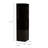 Lollis Syrah Space Efficient Corner Bar Cabinet with 2-Doors-1156929403