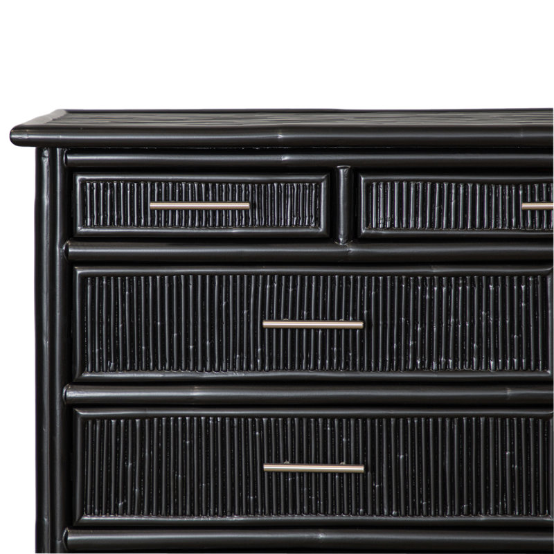 Bermuda 9 - Drawer Dresser, Black