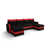 Black/Red - Rainbow15/Rainbow22