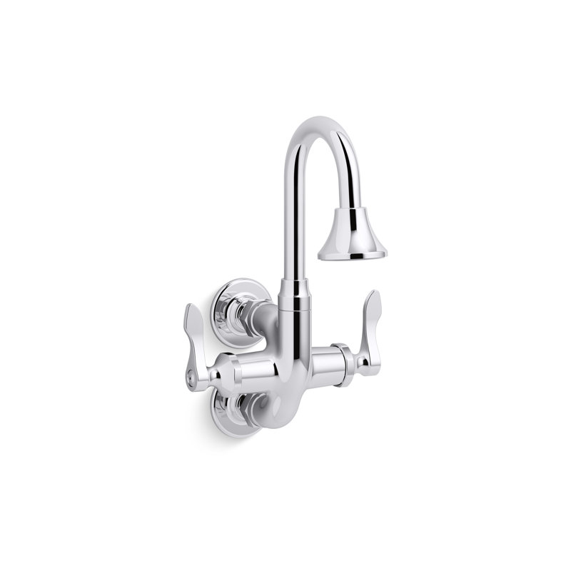 Triton Bowe™ Cannock 1.2 GPM Bathroom Sink Faucet with 3.69'' Gooseneck Spout and Lever Handles, Drain Not Included