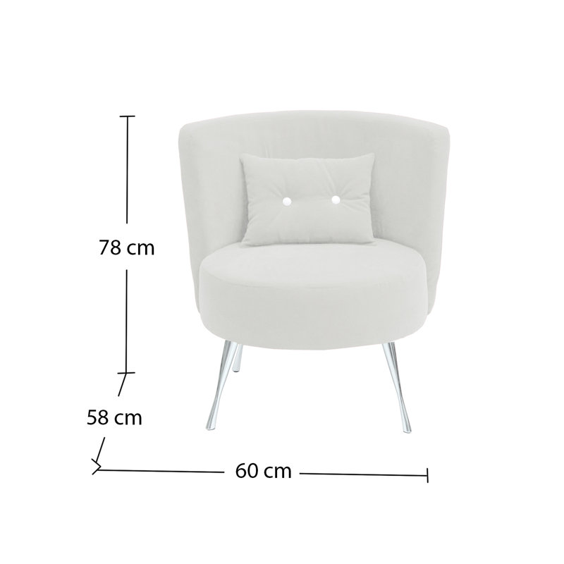 Cubi Upholstered Barrel Chair