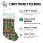 Chaussette de Noël rouge