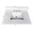 Premium Quartz Bathroom Vanity Top with Integrated Sink