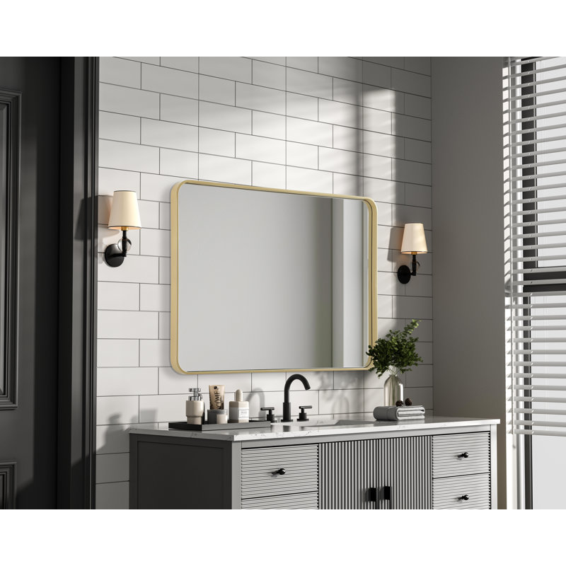 Miroir Erath, 40 po x 30 po, Laiton