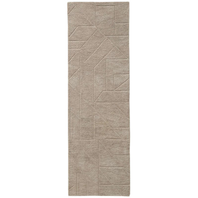 Ebern Designs Hand Tufted Wool Relief Rug