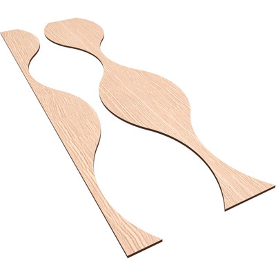 Ozark Adjustable Wood Decorative Slat Wall Panel Kit