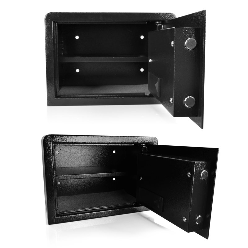 Safe Box Electronic, 9.8" H x 13.8" W x 9.8" D