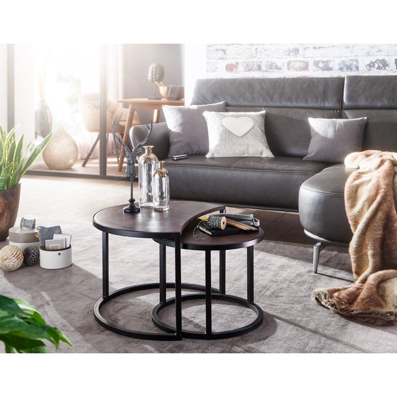 Pruden Frame Coffee Table, Brown