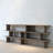 Light Brown Solid wood Rectangular Console Table-180578759