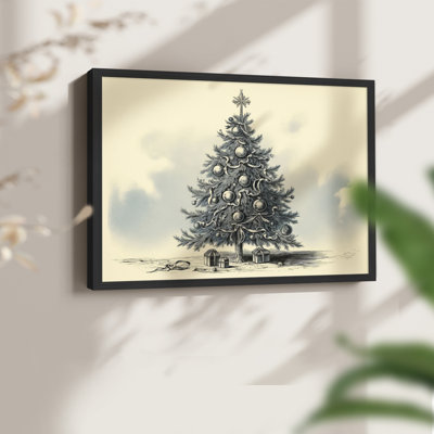 Chirstmas Art-CCLxxxi - Reproduction encadrée - Restickable