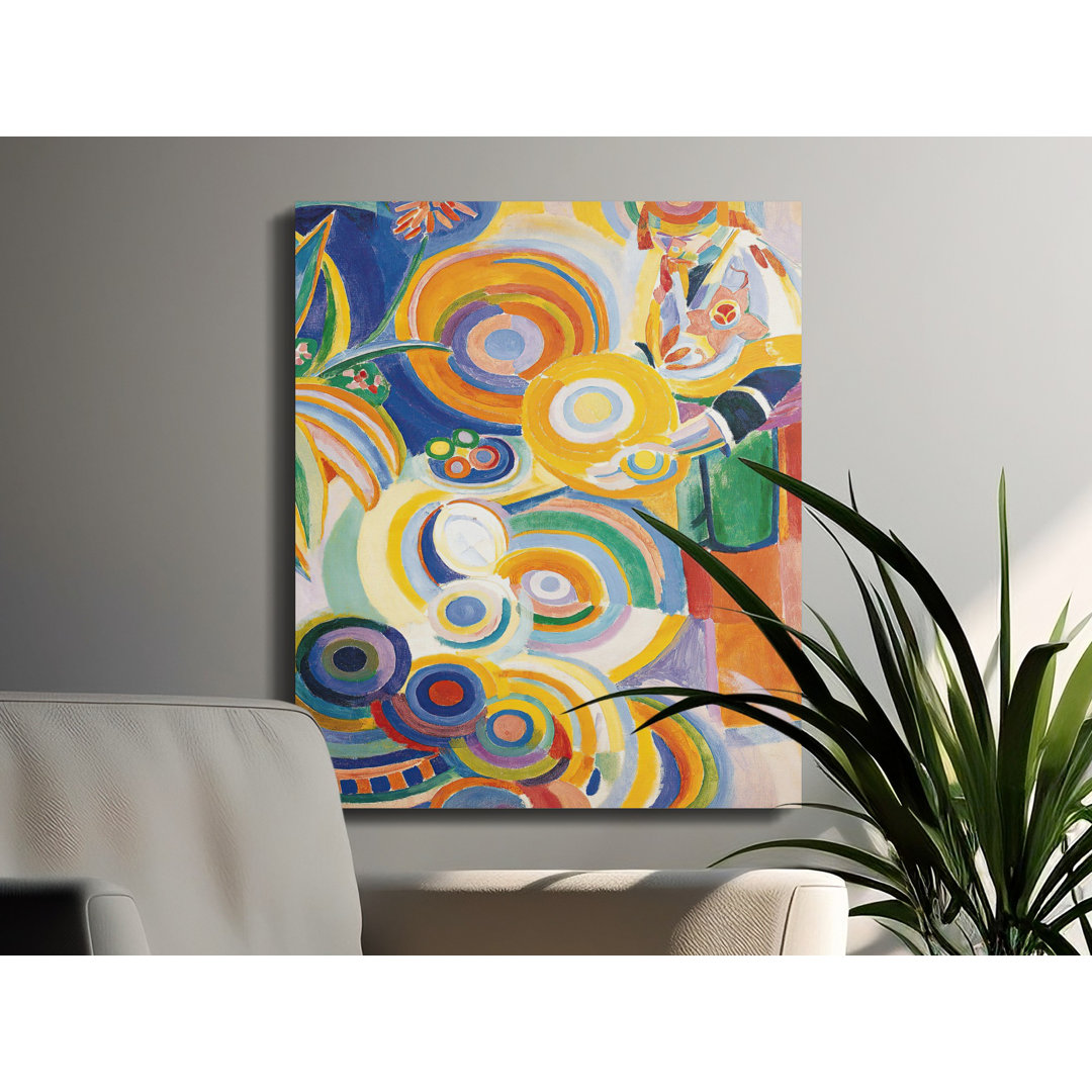 Abstract Circles Canvas Wall Art, Colorful Geometric Print, Gallery Wrapped Canvas, Modern Home Decor, Ready to Hang, Archival Quality