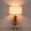 60cm Metal Table Lamp with Linen Shade-1411819438