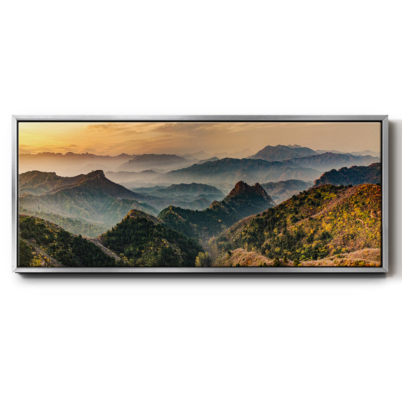 Jinshanling Mountains - Toile encadrée, H 20 po x l 50 po