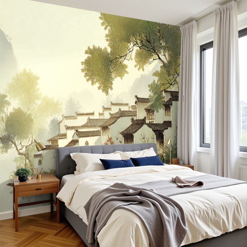 Papier peint adhésif auto-adhésif moderne pour la chambre à coucher Peel and Stick L 100 po x l 144 po