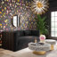 Canapé en velours noir Tov Furniture Callie-427527757