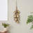 Kei Metal Cluster Indoor Outdoor Gold Decorative Bells with Jute Hanging Rope
