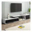 Meuble télé moderne, minimaliste, rectangulaire, extensible, avec 2 tiroirs et 1 armoire pour le salon, jusqu'à 100 po-540940857