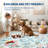 Farmhouse Floral Rug Washable Rug Non Slip Modern Scalloped Carpet, Soft Non Shedding Indoor Carpet, Low Pile Thin Foldable Printed Mat-72214497