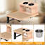 Wall Mounted Wood Cat Climber Set with 3 Steps and Feeder Station
