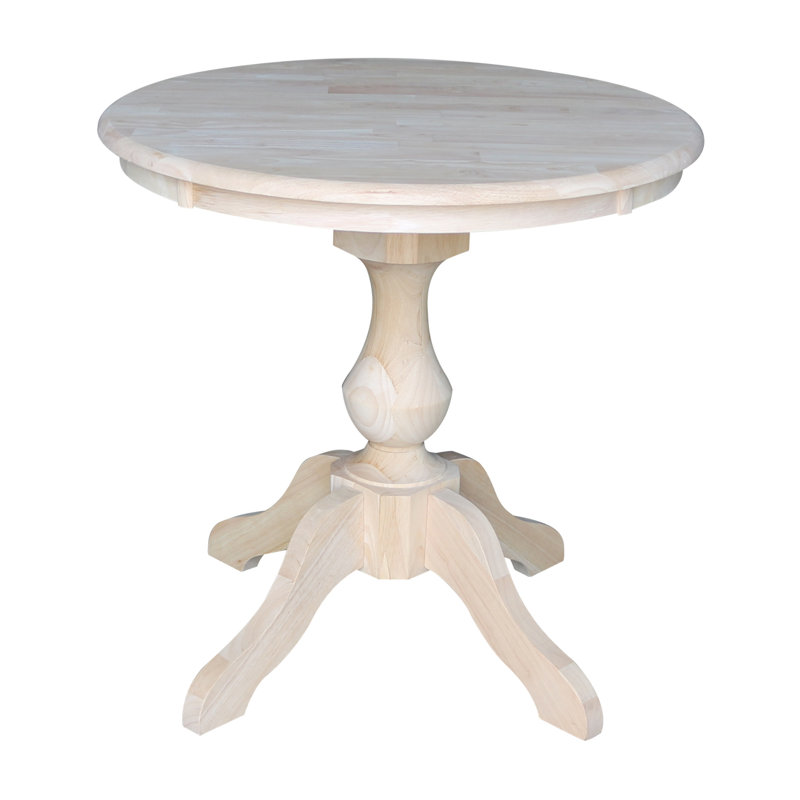 Table de salle à manger Garbacz, H 29,9 po x l 30 po x P 30 po, Prêt à finir / non fini