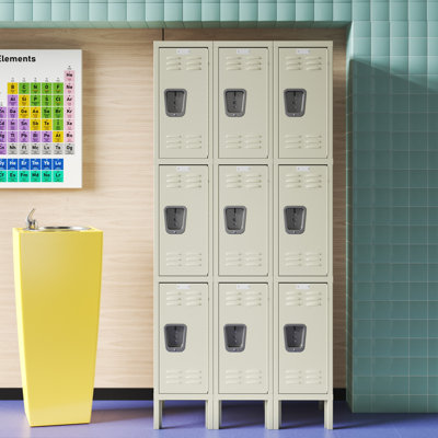 Galvanite 3 - Tier 36 in. Employee Locker